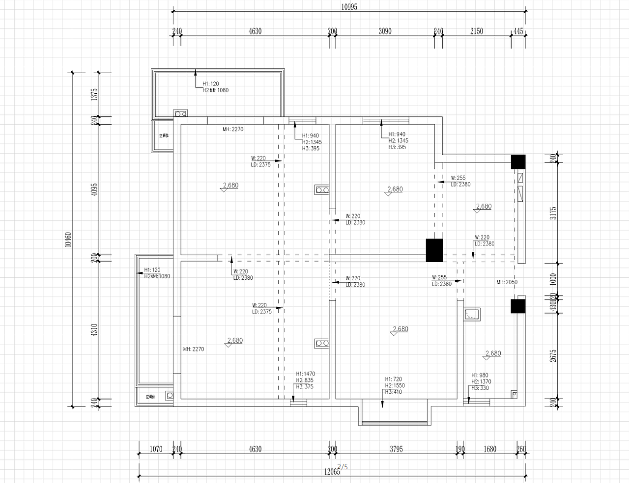 切线有什么用呢?看下面的平面布局您就清楚了!