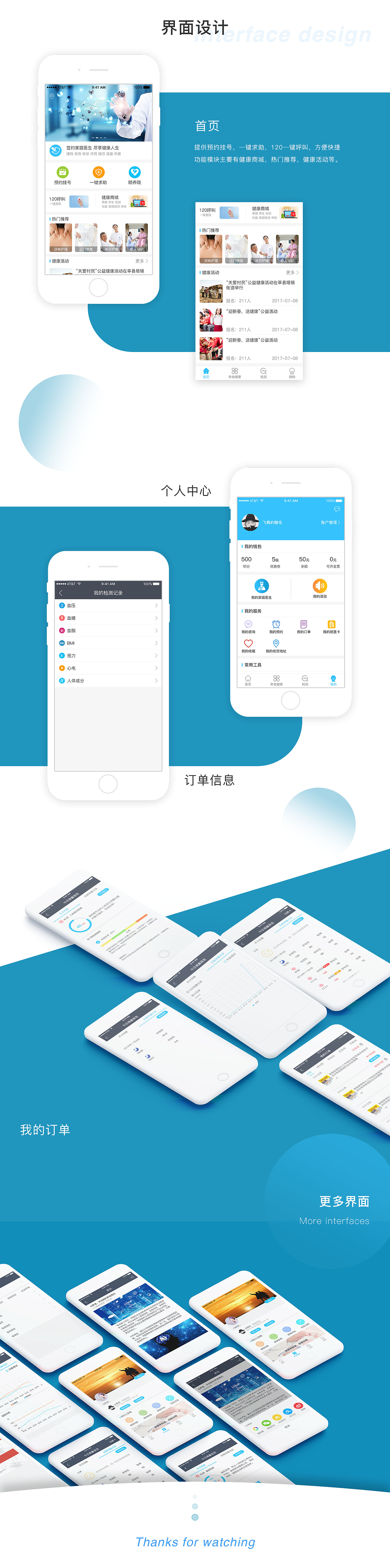 智慧养老APP（图ZMTI0Mjg3Mjc2） - APP界面 - 站酷设计师嘘自己人原创素材 - 站酷ZCOOL