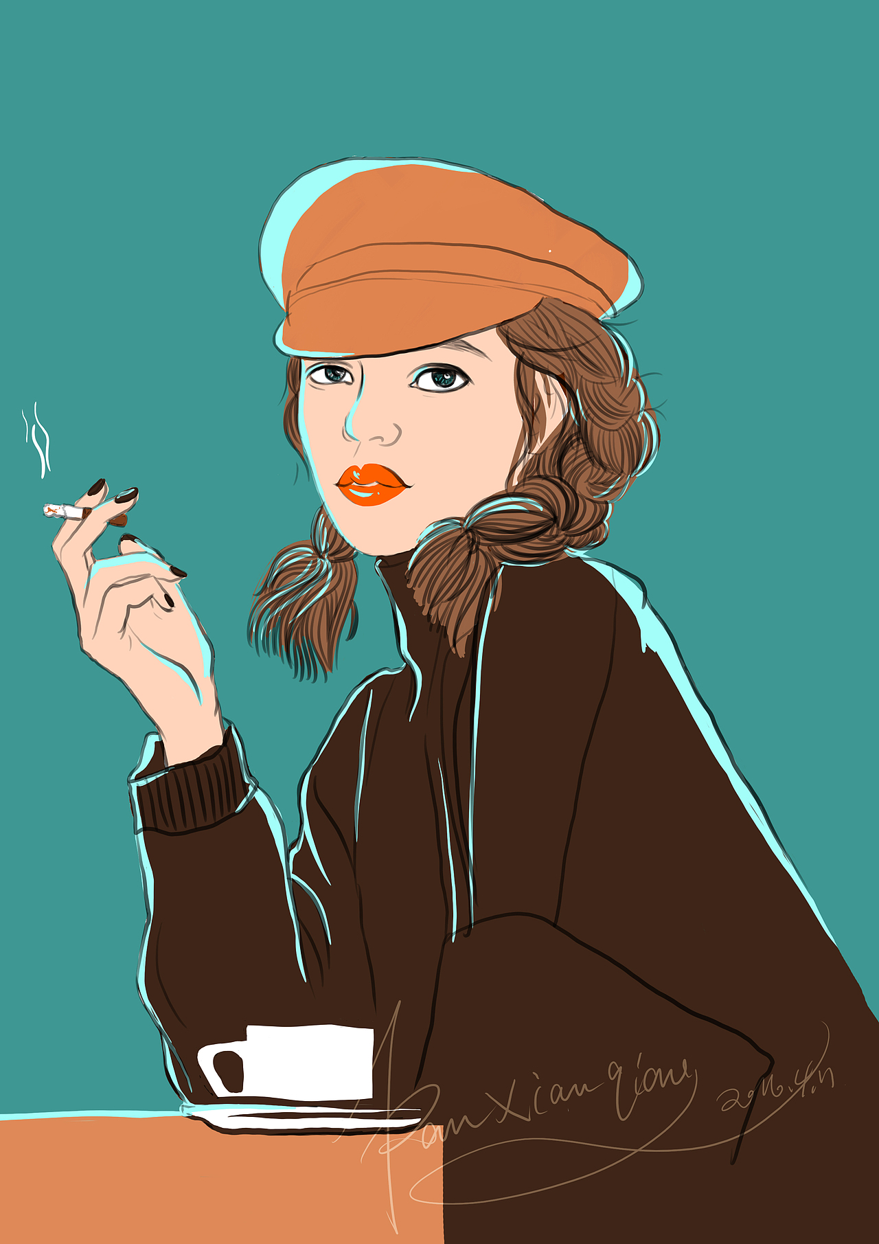 panny原创时尚插画