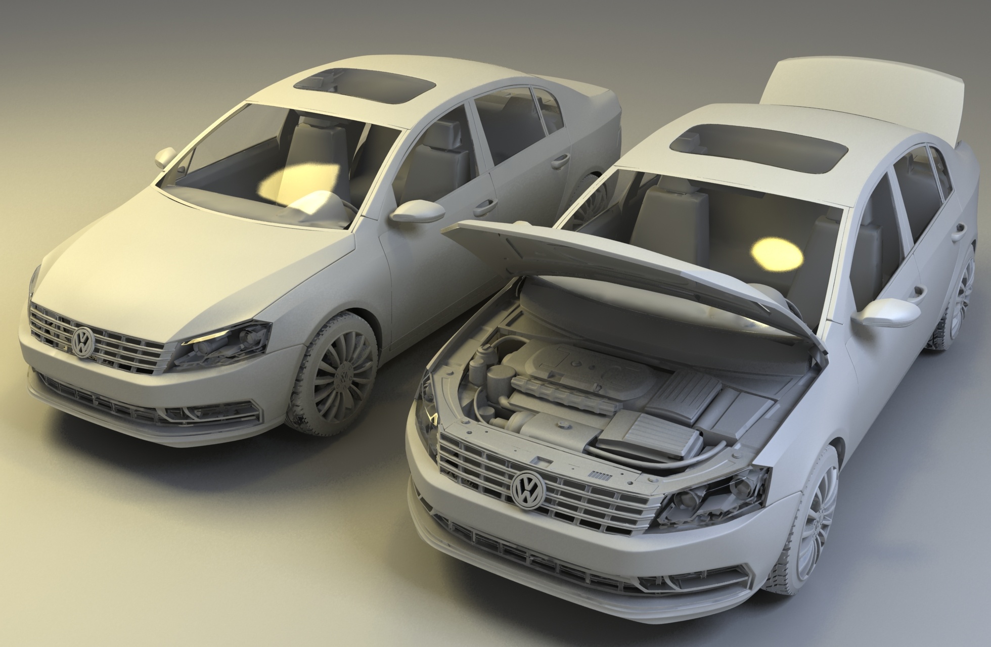 3d max汽车建模练习之大众迈腾