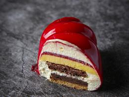 漂亮的法式甜点截面图