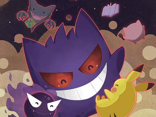 耿鬼gengar-第四彈（個(gè)人主頁-ZMzk3Mzg2MTI=） - 藝術(shù)插畫 - 站酷設(shè)計(jì)師咬人的藏獒原創(chuàng)素材 - 站酷ZCOOL