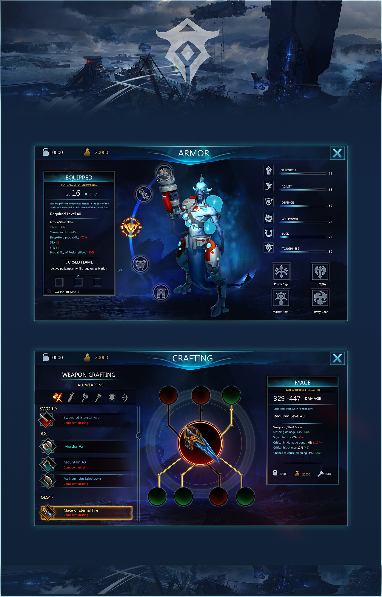 主机游戏ui练习成都/ui设计师/2年前/88浏览小白菜菜籽