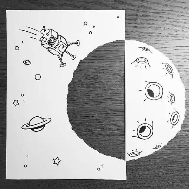 厉害word哥!竟然用一张纸打造出3d世界!