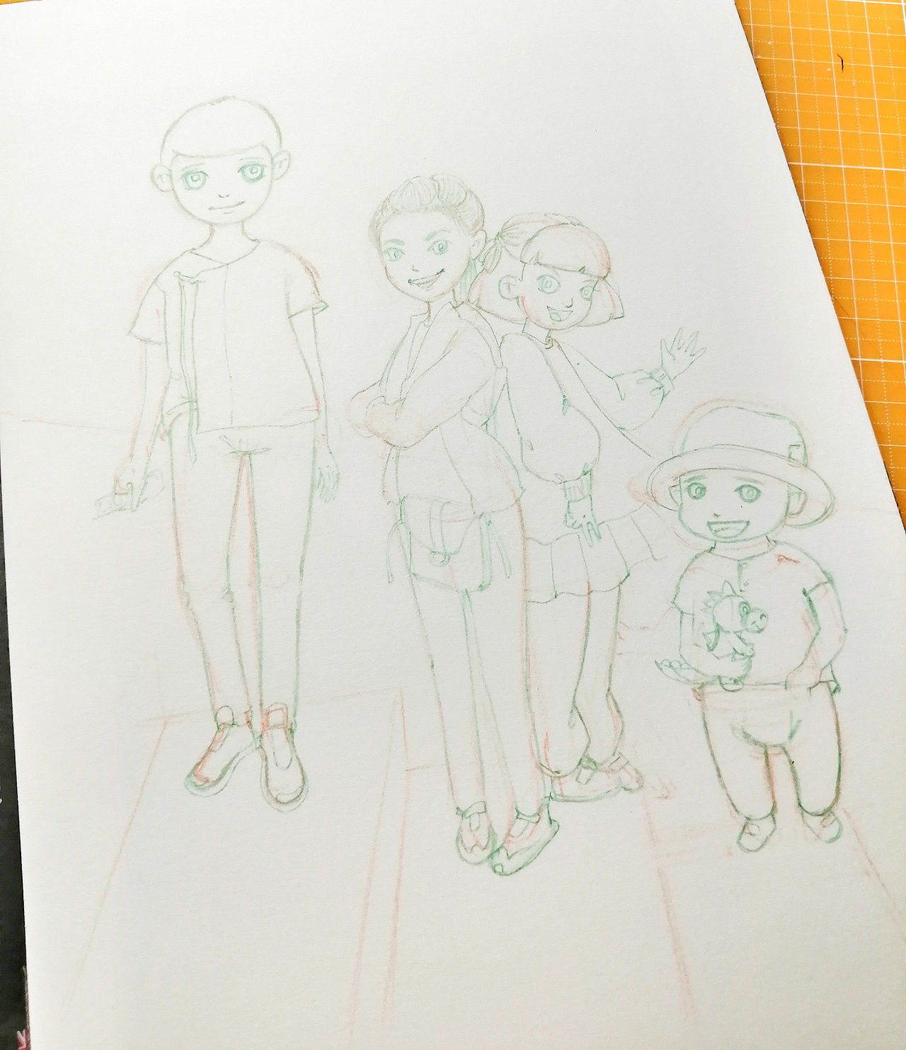 四娃游长白山（图ZMTY5NzgxMTgw） - 绘本 - 站酷设计师ArleneC原创素材 - 站酷ZCOOL