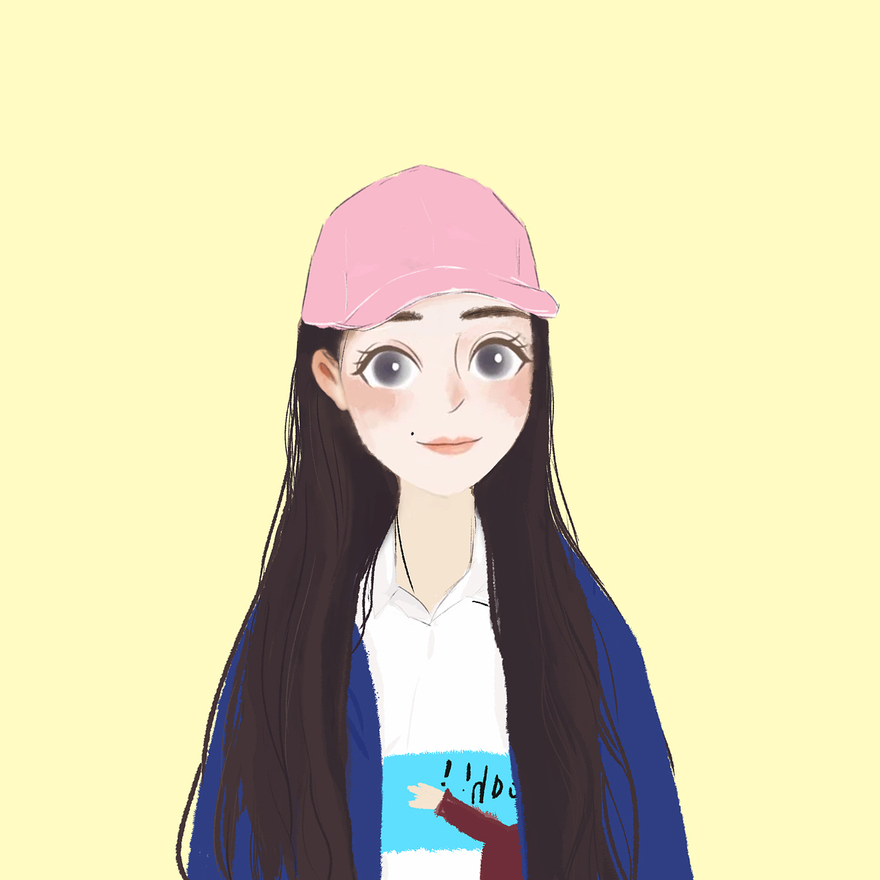 少女心头像手绘头像