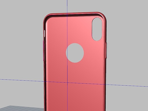 iphonex手机壳模型
