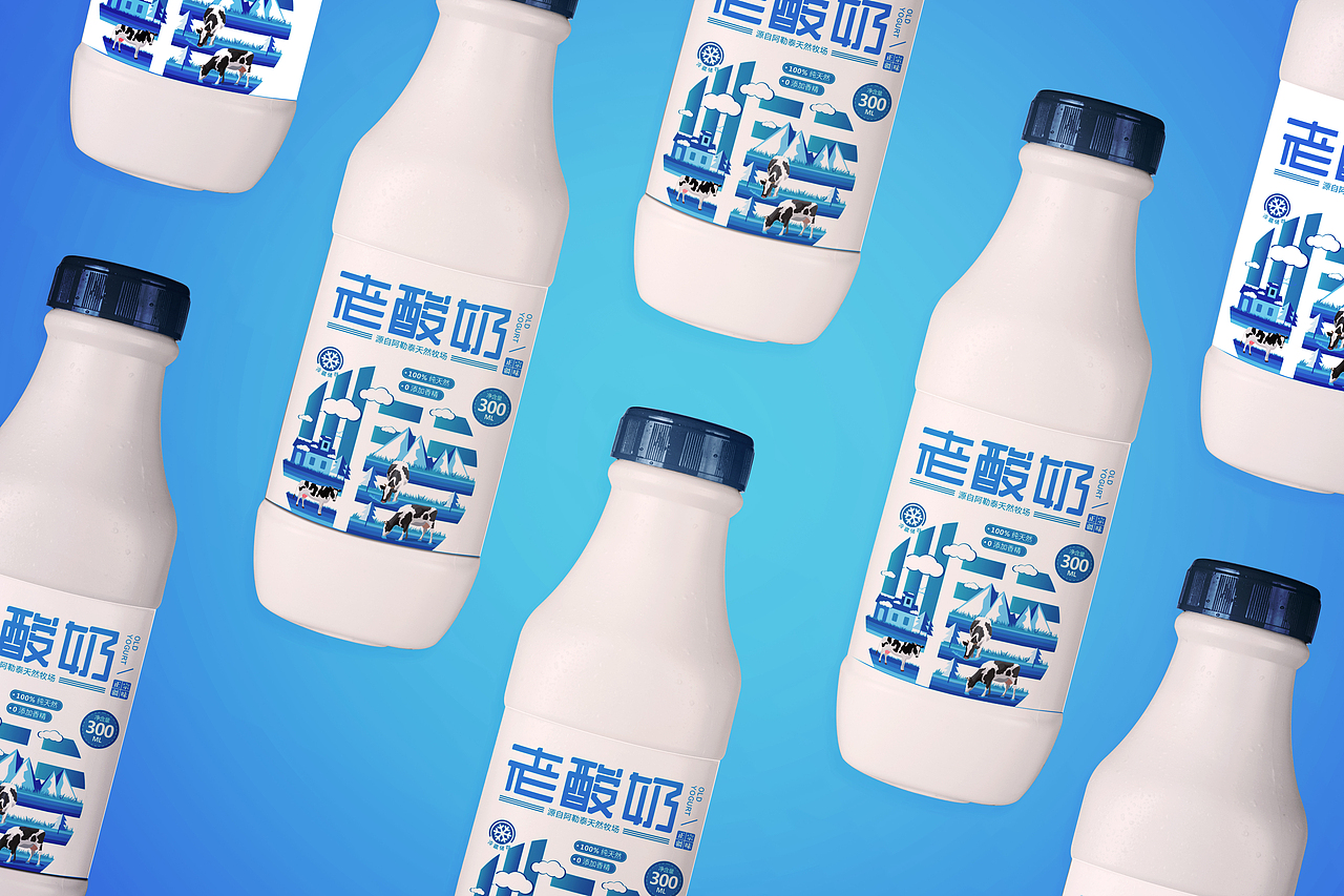 福仁源酸奶LOGO/包装