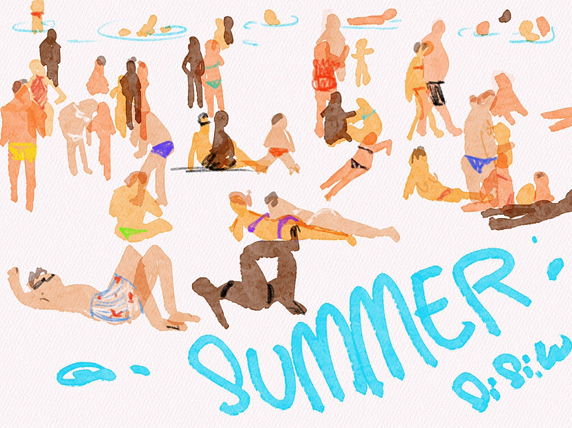 iPad水彩速写练习｜9～10月（图ZMzE5NTkyNTQw） - 创作习作 - 站酷设计师Sisi_W原创素材 - 站酷ZCOOL