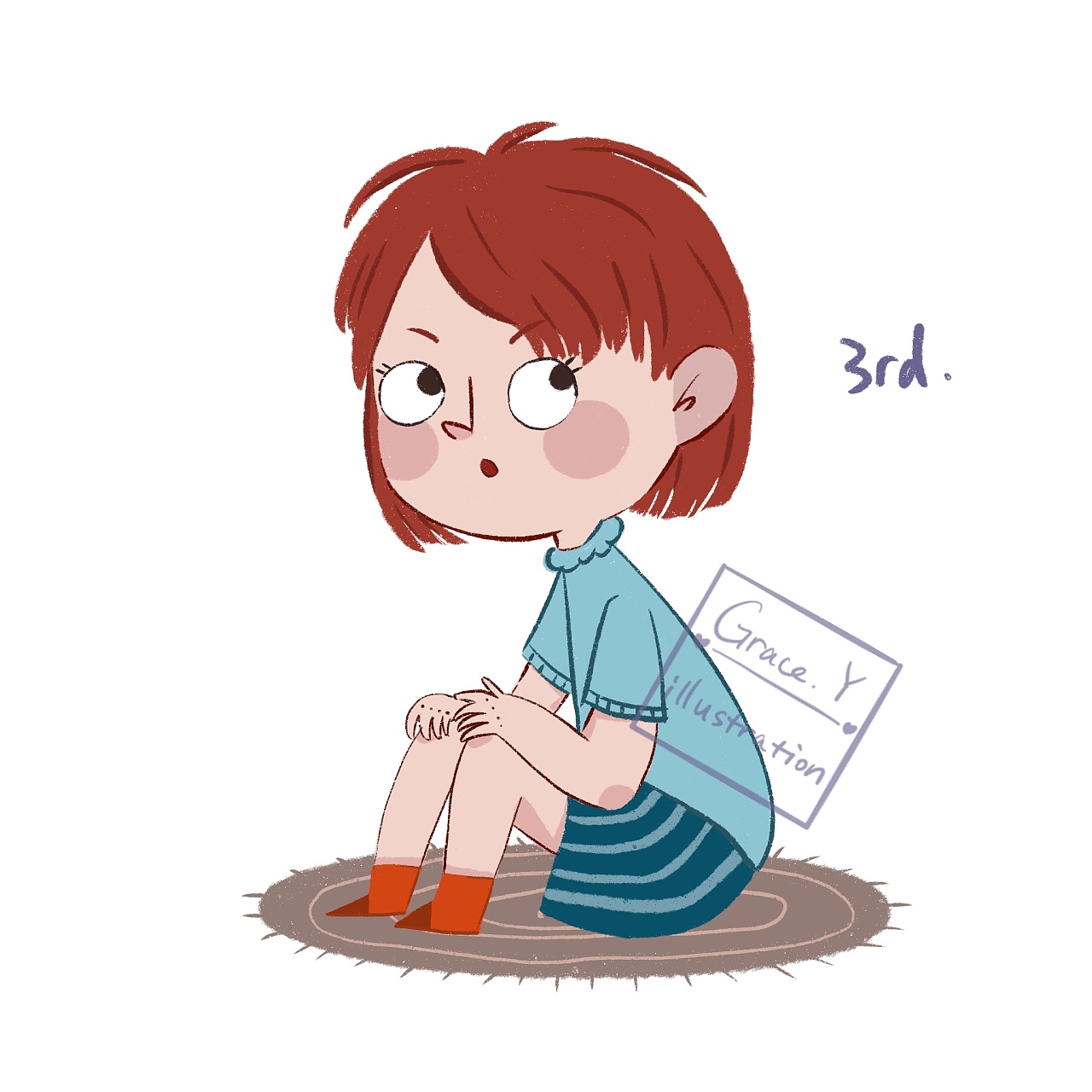 可爱小人物九宫格