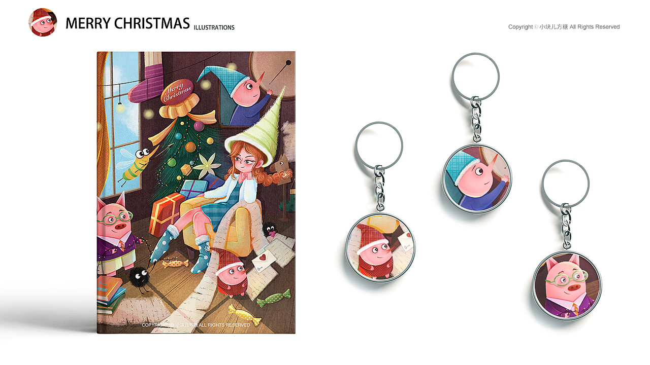 Merry Christmas（图ZMjgyMjk0NDM2） - 儿童插画 - 站酷设计师小块儿方糖原创素材 - 站酷ZCOOL