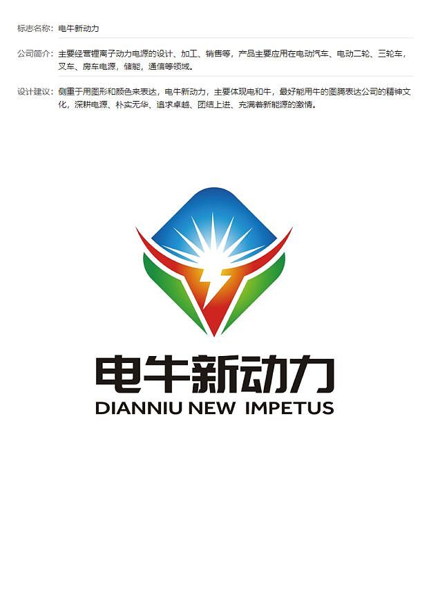 车电池商标志logo设计