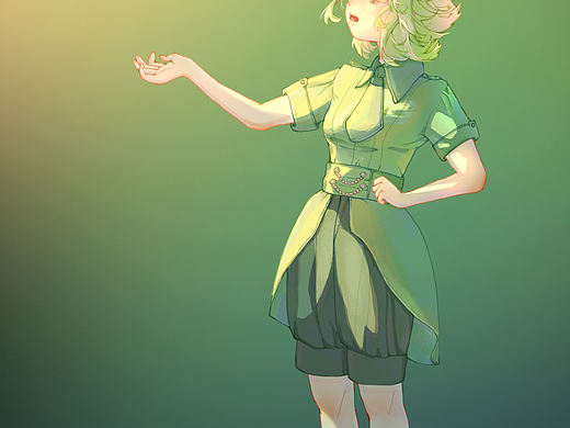 女孩与白鸽