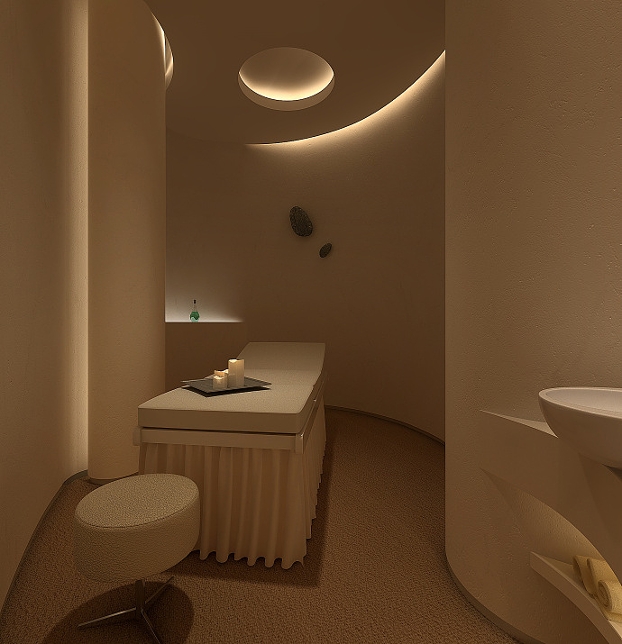 《英沃美容形象设计案例》—中卫专业特色美容院设计公司（图ZNDI4NDEyNTI=） - 家装设计 - 站酷设计师中卫美容院设计原创素材 - 站酷ZCOOL