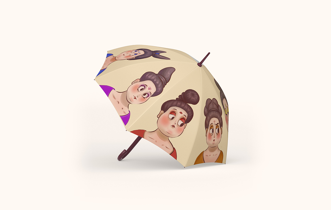 文创作品《唐人俑》（图ZMzE3MzMwODg0） - 宣传物料 - 站酷设计师分镜师琴子原创素材 - 站酷ZCOOL