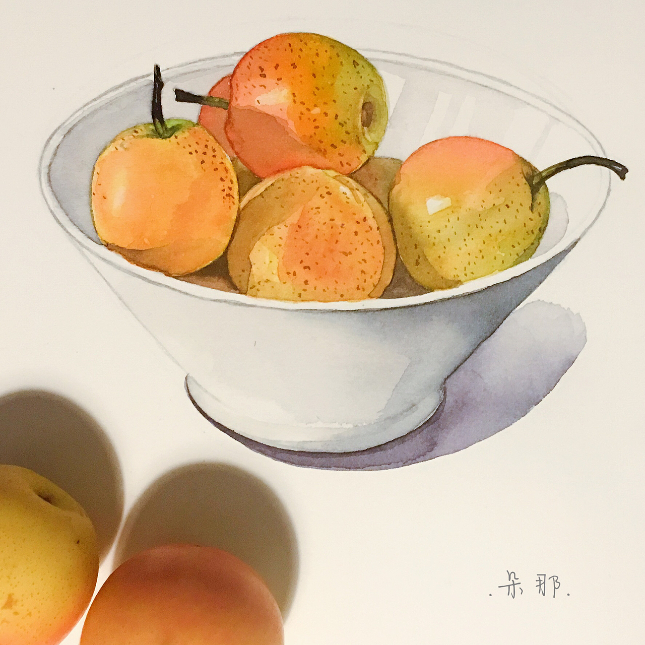 辽宁特产·南果梨（图ZOTExOTg5NDA=） - 创作习作 - 站酷设计师朵那原创素材 - 站酷ZCOOL