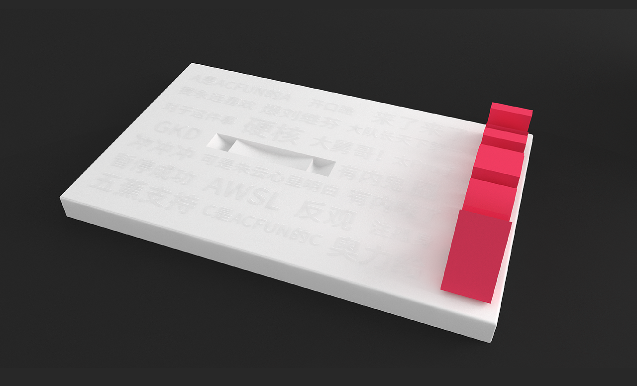 ACfun可拆卸手機(jī)支架AC娘桌面擺件摸魚（圖ZMjAxOTA3MDEy） - 生活用品 - 站酷設(shè)計(jì)師hmdswyc原創(chuàng)素材 - 站酷ZCOOL