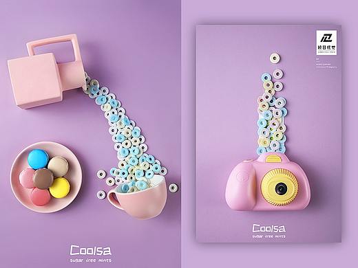 薄荷糖·糖果色静物摄影 | Coolsa×倾目视觉 