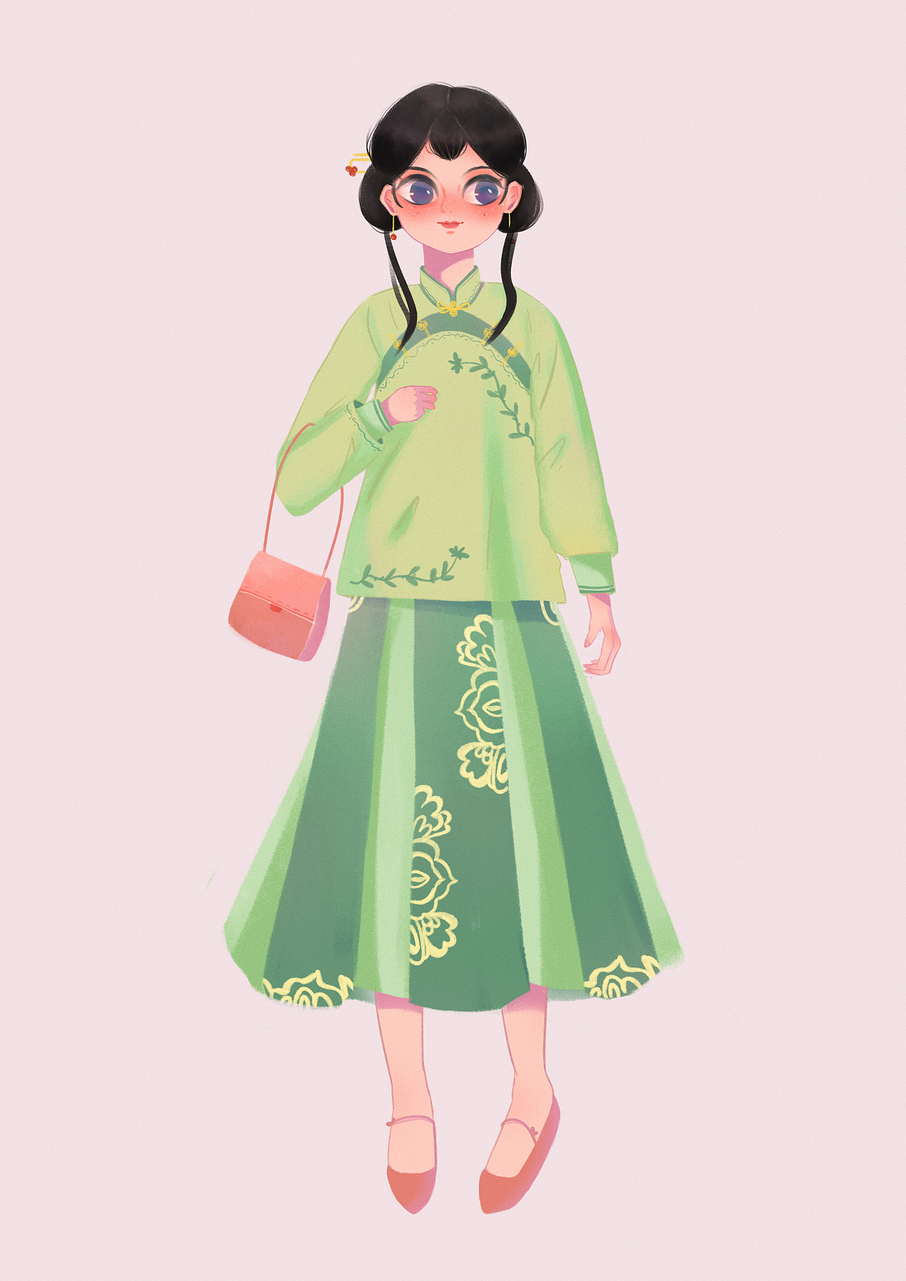 原创人物插画练习