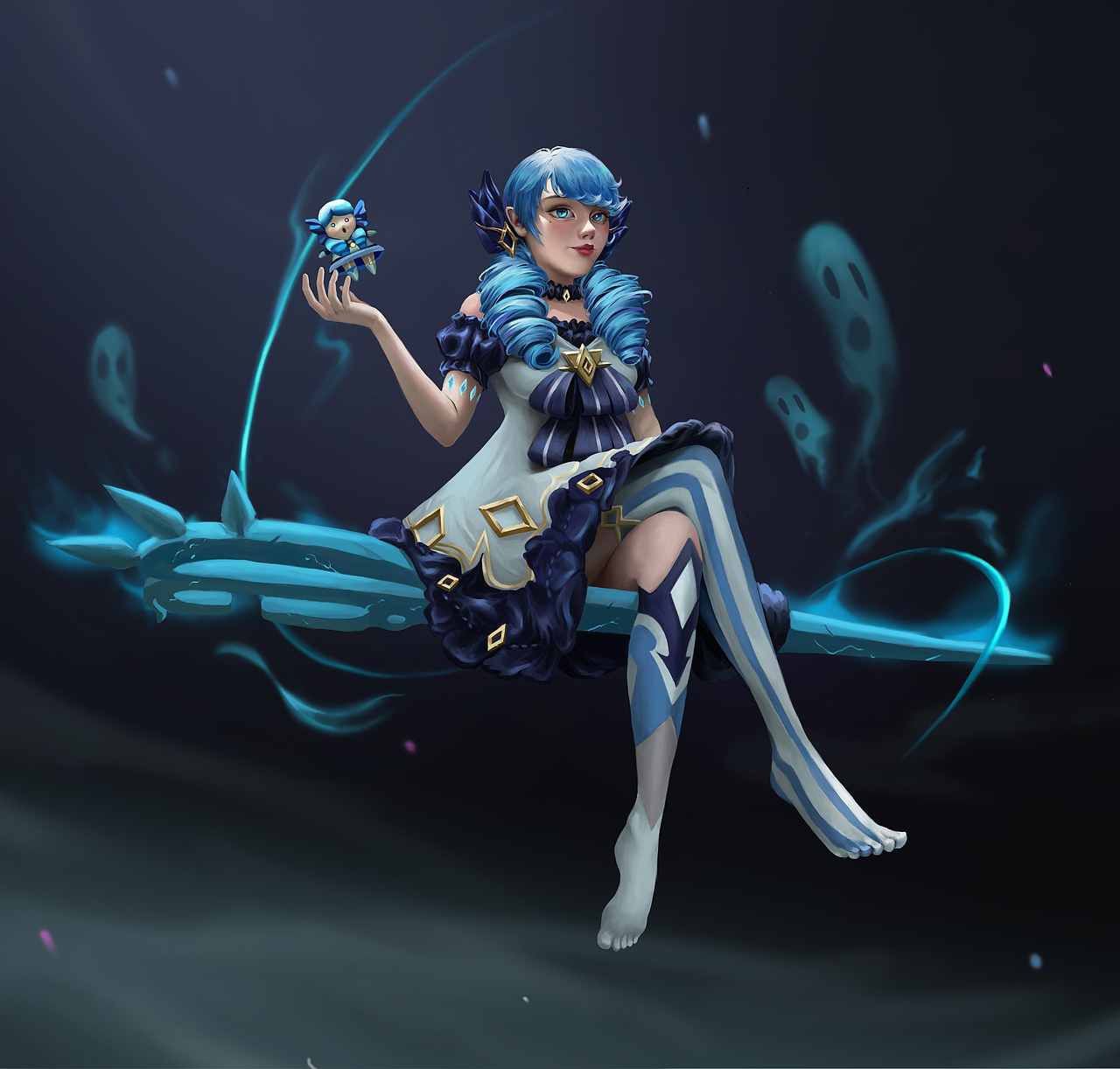 剪刀妹（图ZMzEwNjY5MzYw） - 绘画 - 站酷设计师老马保利原创素材 - 站酷ZCOOL