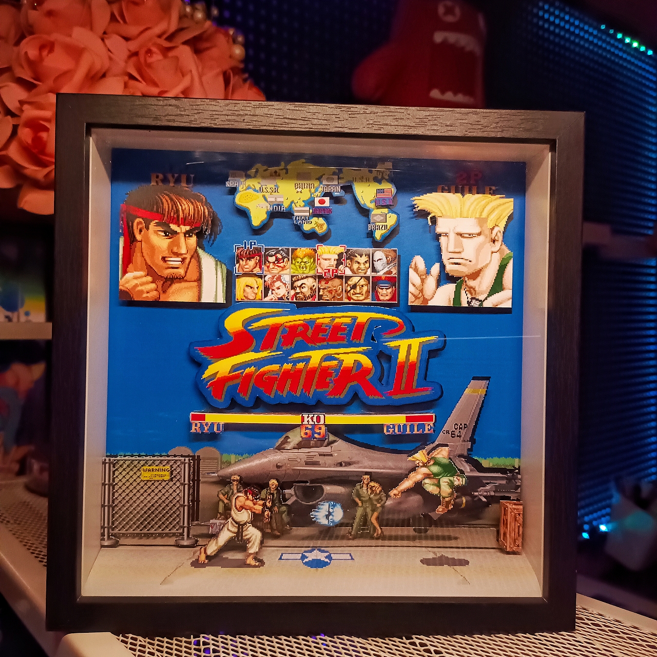 童年玩不起游戏系列之《街霸2》立体手工盒