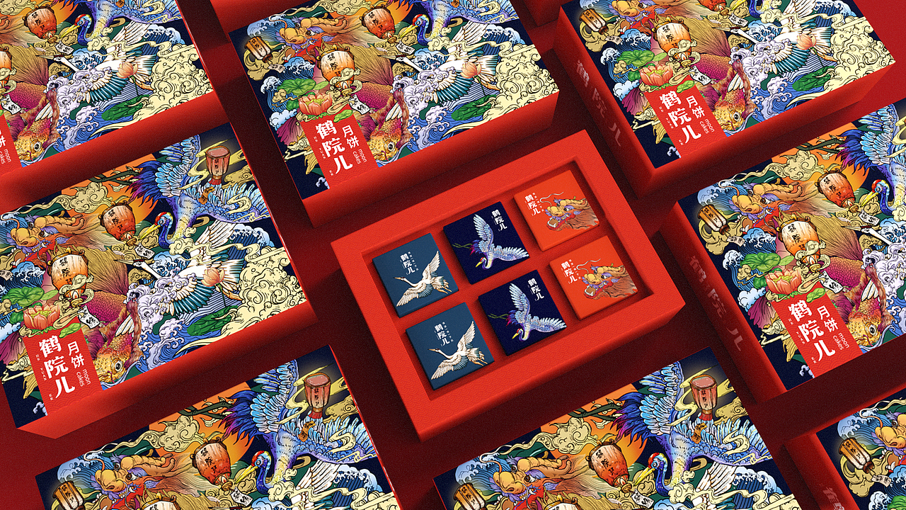 鹤院儿品牌全案设计（图ZMjYwMjE0MTI0） - 品牌 - 站酷设计师JY一91原创素材 - 站酷ZCOOL