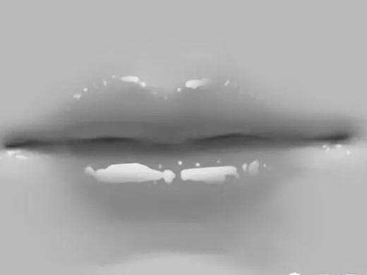 绘画教程厚涂六个步骤画出嘴巴
