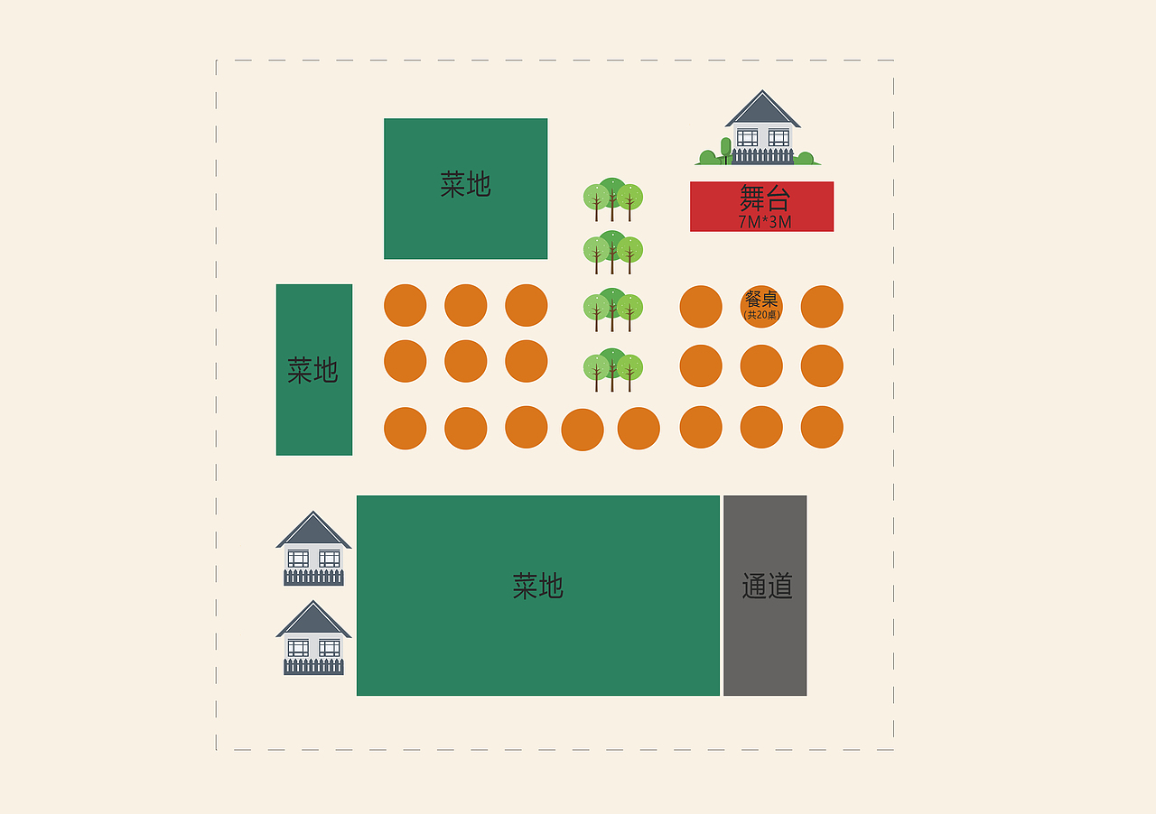 活动平面布置图