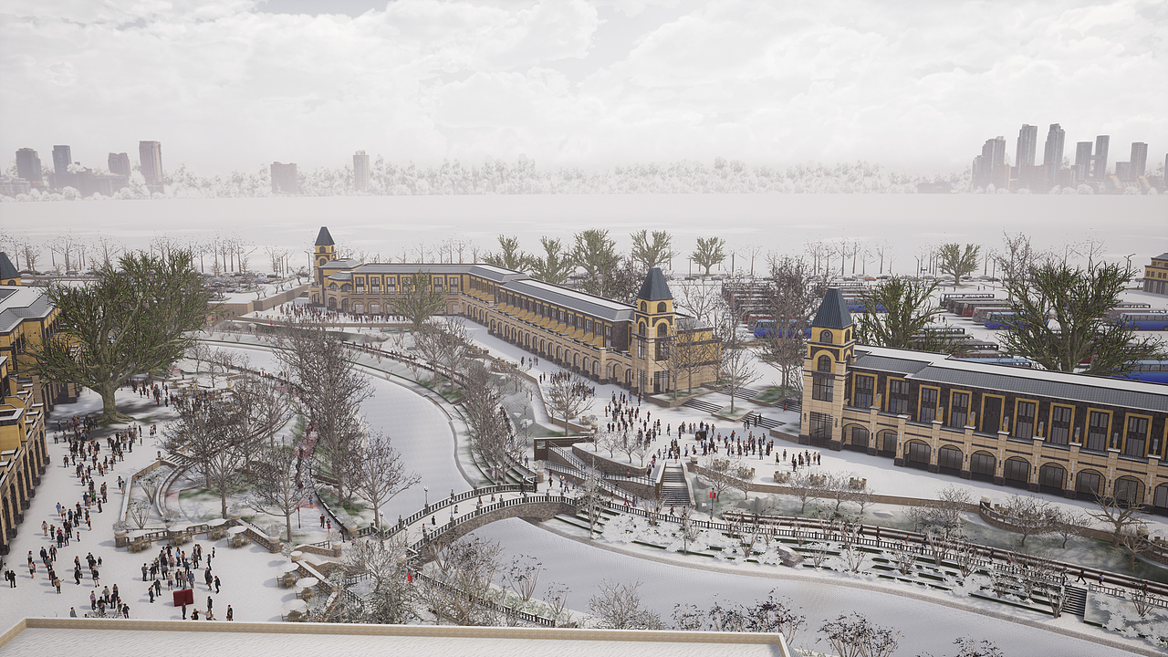 英伦小镇外贸尾货批发市场设计规划（图ZMTA0ODA2ODUy） - 动画/影视 - 站酷设计师致景顺子原创素材 - 站酷ZCOOL