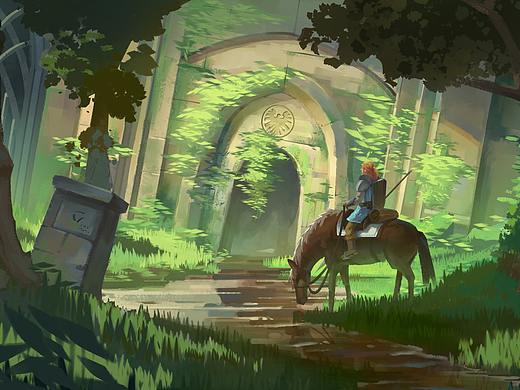 場景臨摹（個人主頁-ZMzY2MjYyOTI=） - 創(chuàng)作習作 - 站酷設計師魔法二踢腳原創(chuàng)素材 - 站酷ZCOOL