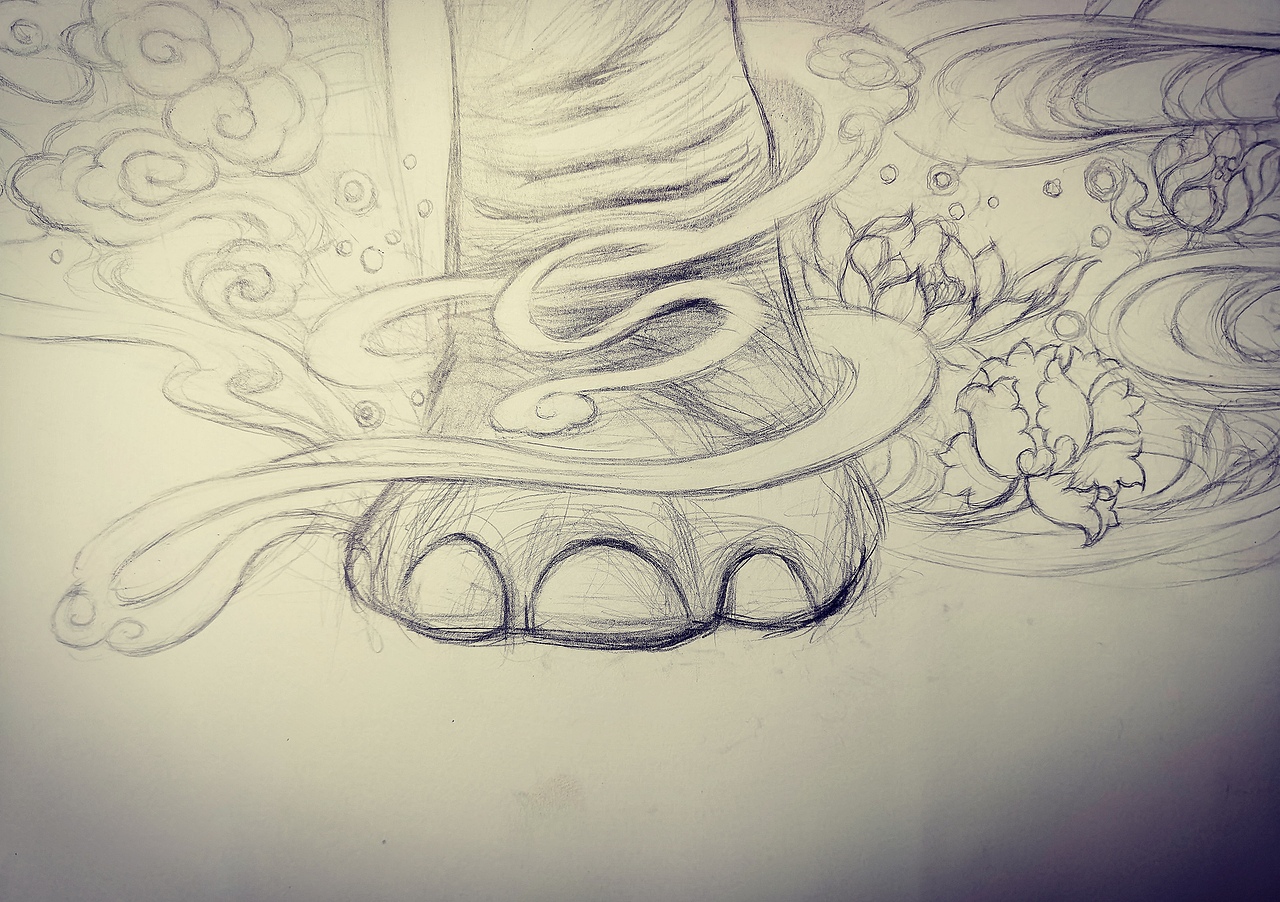 皮雕画《锦途》