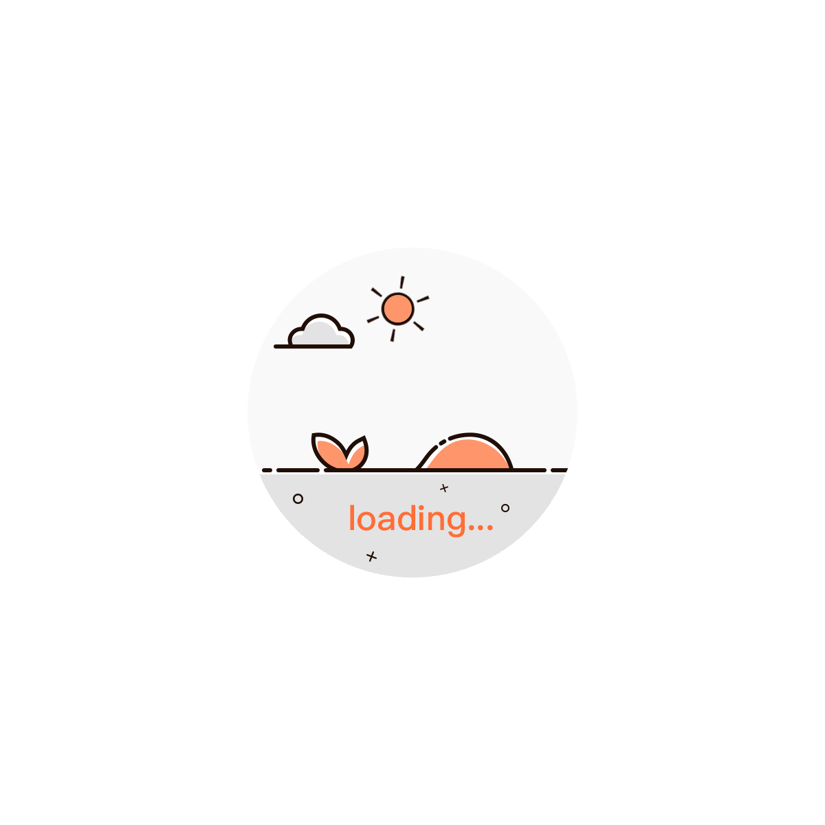 鲸鱼喷水动画加载loading（图ZNzQ2MzAwNzY=） - APP界面 - 站酷设计师Nina温水煮青蛙原创素材 - 站酷ZCOOL