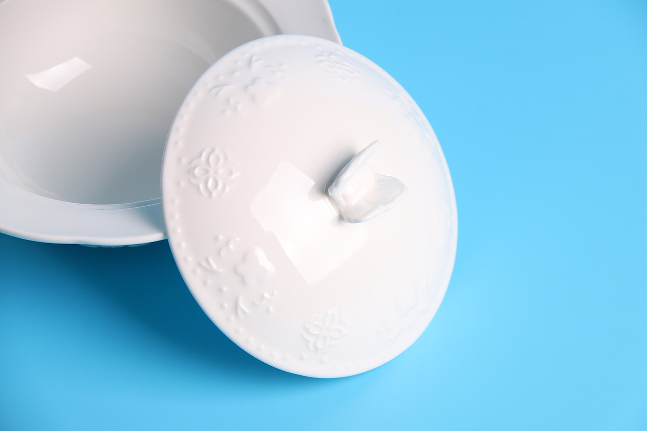 C03-餐具\V20白色陶瓷碗