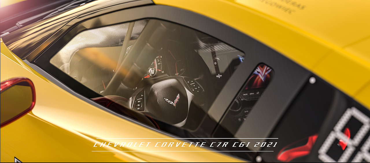 Chevrolet Corvette C7R CGI（图ZMjQxODEwMDAw） - 机械/交通 - 站酷设计师阿飞_Vision原创素材 - 站酷ZCOOL