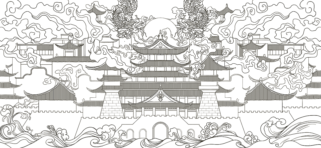 传说中的城池|插画|概念设定|泽阿泽_原创作品-站酷zcool