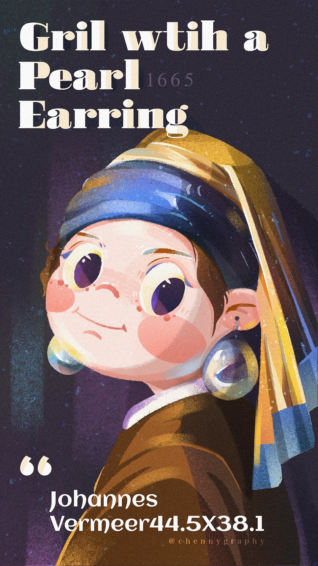 经典名画/人物改绘|插画|商业插画|chennygraphy - 原创作品 - 站酷