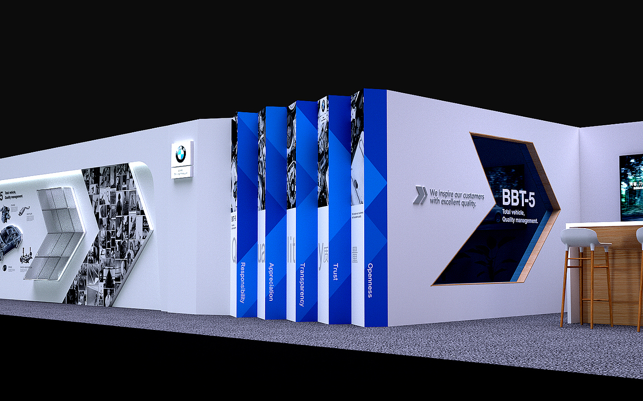 宝马BBT-5形象展示墙（图ZMTg2OTI3MDM2） - 展陈设计 - 站酷设计师业梵设计原创素材 - 站酷ZCOOL