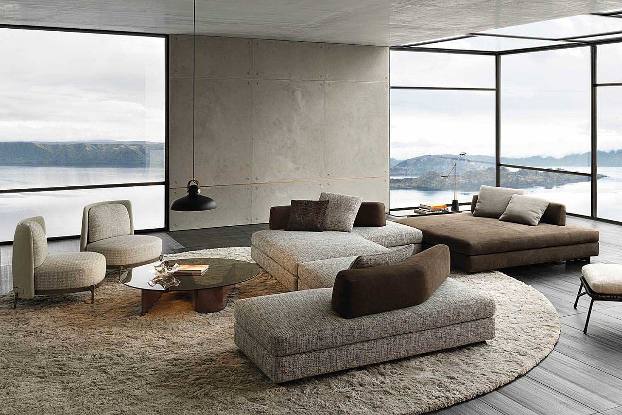 minotti品牌家具,极简奢华多种风格变化