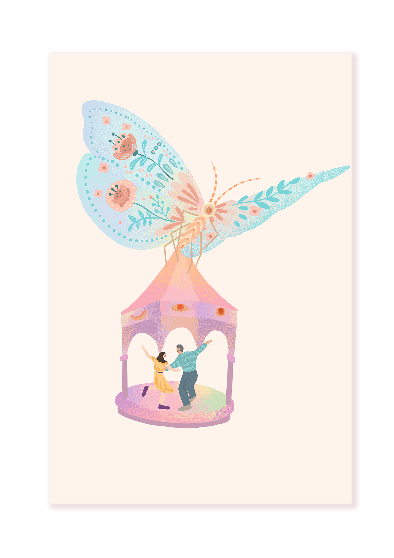 38女生节插画,也是一张送给春天的画(图ZMjkwODU1NDg0) - 商业插画 - 站酷设计师大萌子menmen原创素材 - 站酷ZCOOL