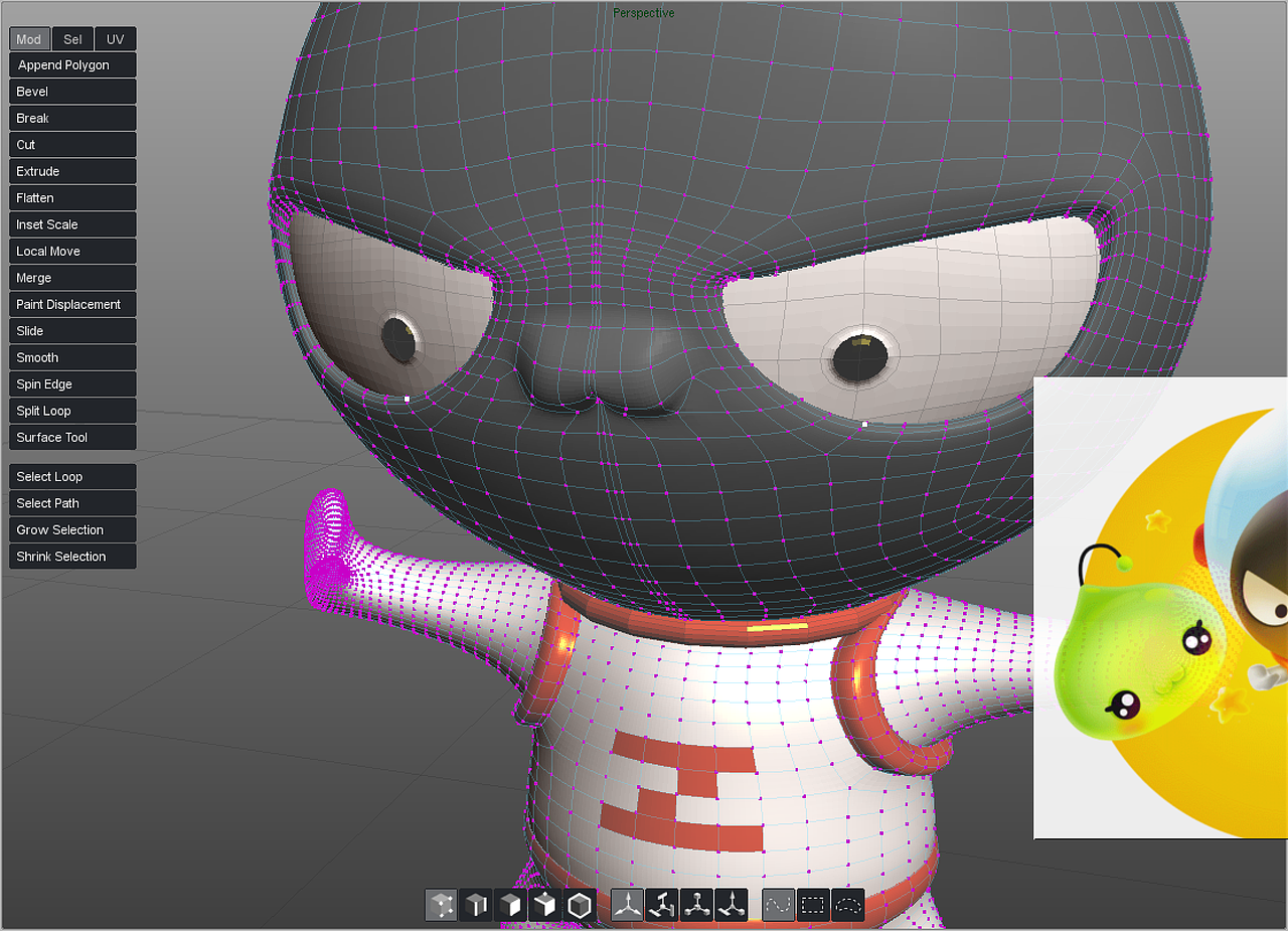 【silo3d】照着做了一个,觉得很萌,不过还没完事