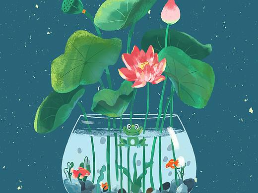 植物小场景（个人主页-ZNTQwNzAwMTI=） - 商业插画 - 站酷设计师木羽lcl原创素材 - 站酷ZCOOL