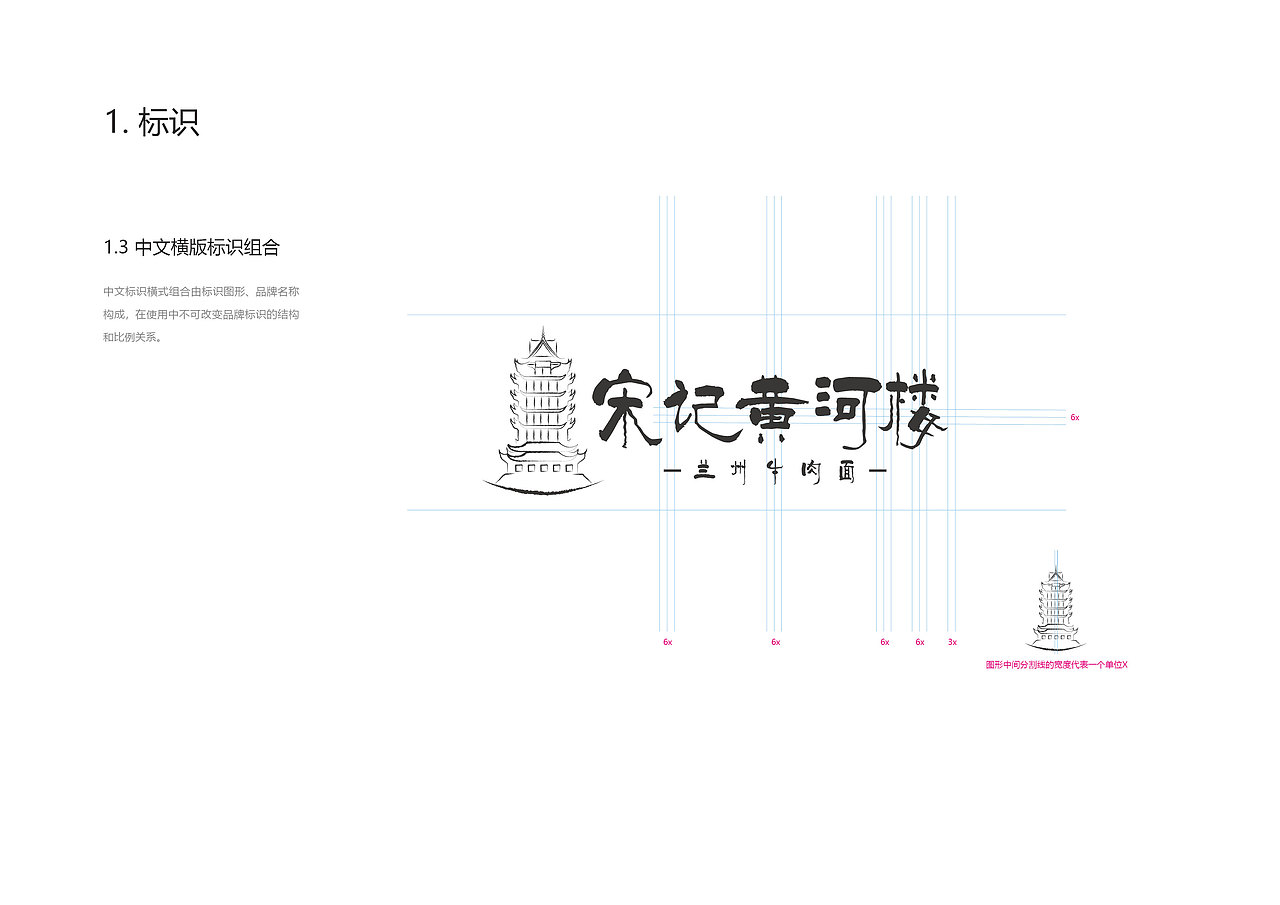 中式餐饮VI 餐饮品牌 VI设计 《宋记黄河楼牛肉面》