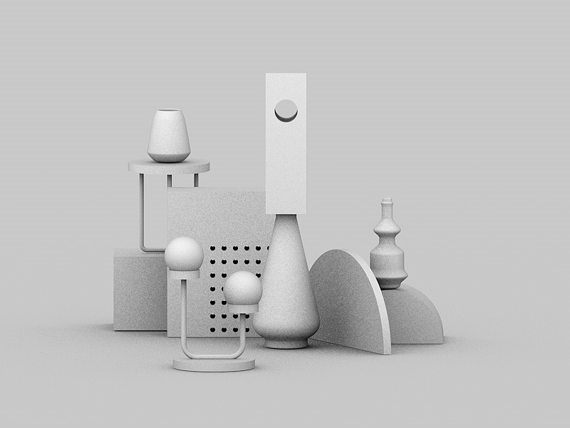 C4D小插画_随手练（图ZMjExNzk0ODUy） - 其他 - 站酷设计师何铄原创素材 - 站酷ZCOOL