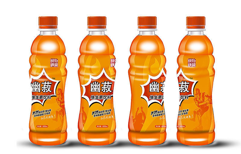 几款豆豉酱及饮料包装