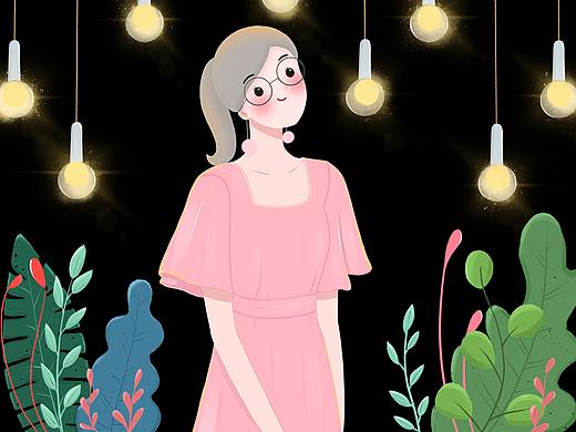 畫給自己（個人主頁-ZNDU2OTUyNTY=） - 商業(yè)插畫 - 站酷設(shè)計師Vivian_zy原創(chuàng)素材 - 站酷ZCOOL