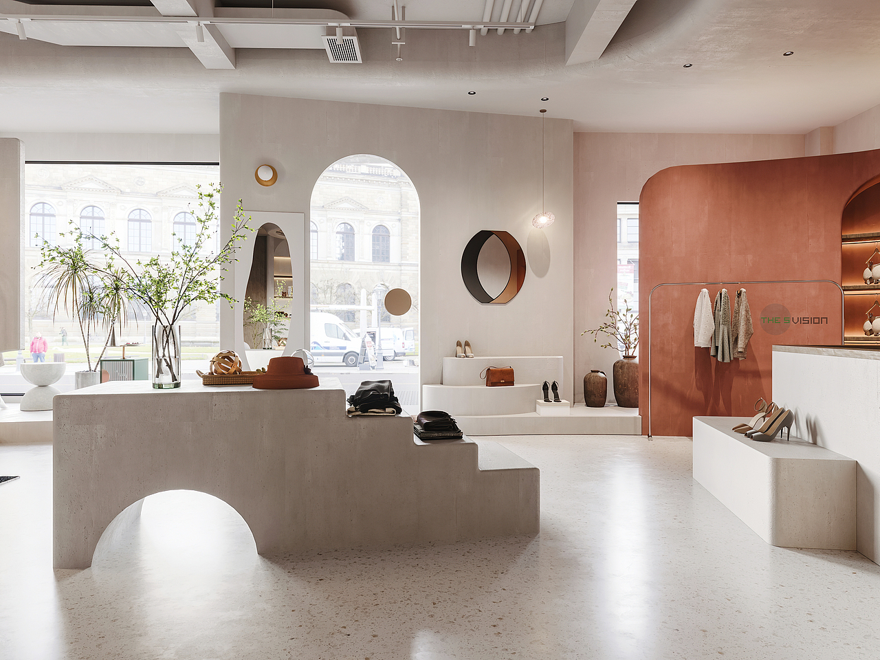 现代侘寂风服装店（图ZMjMxMTg5NjA0） - 家装设计 - 站酷设计师霸都THES原创素材 - 站酷ZCOOL