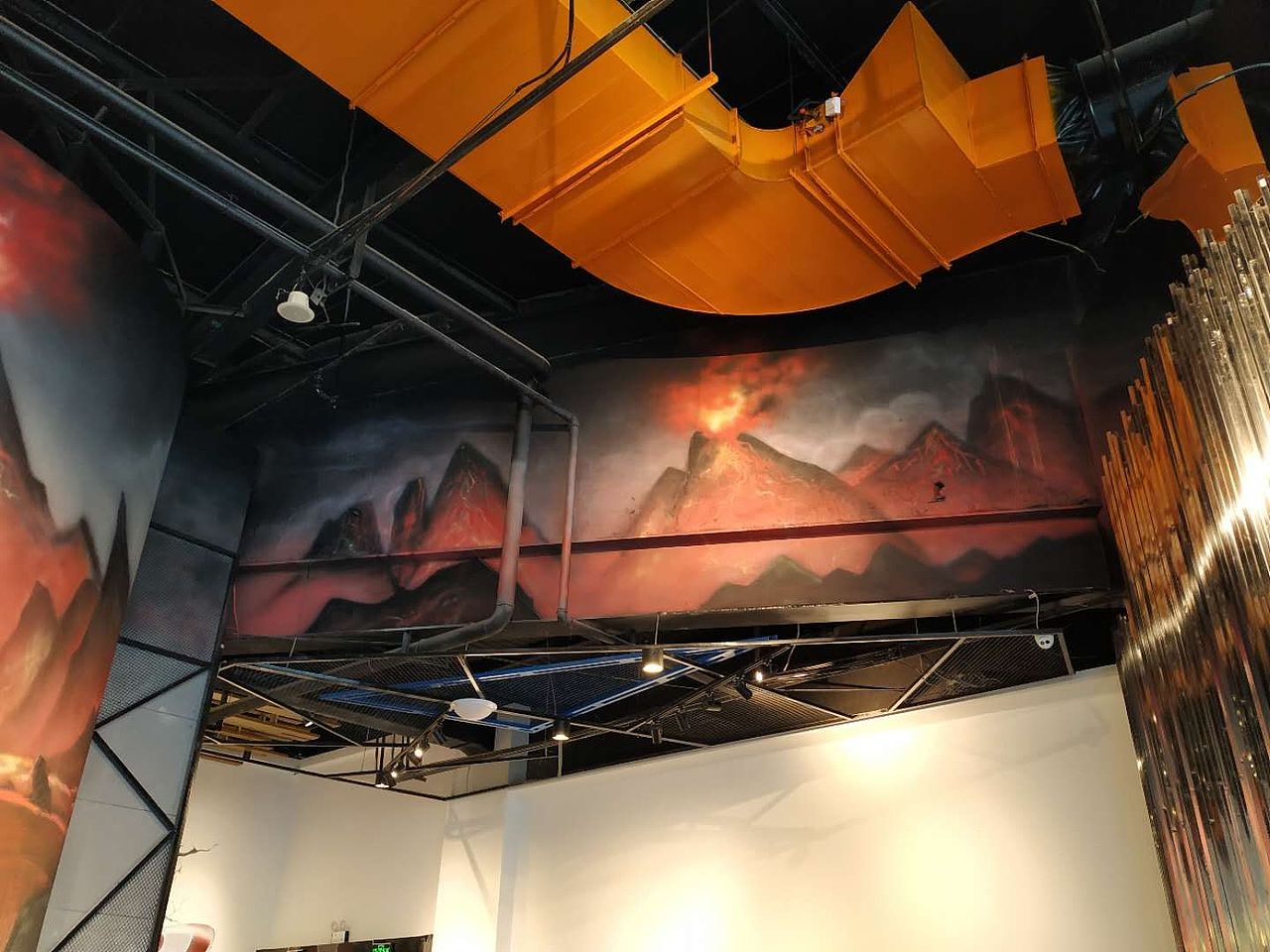 电影院墙绘涂鸦彩绘