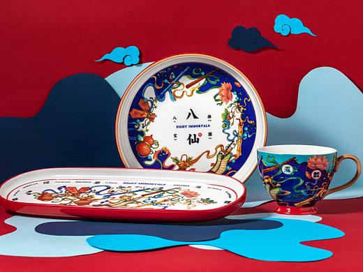 京东X佳佰X妙手回潮仿古福禄寿瓷器