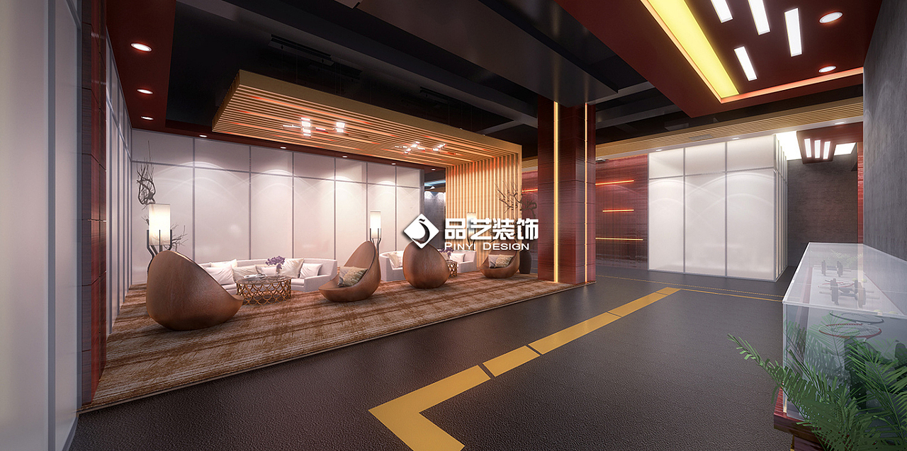 湛江健身房瑜伽工作室装修设计效果图（图ZMTAxMDk5NDcy） - 家装设计 - 站酷设计师品艺装饰原创素材 - 站酷ZCOOL