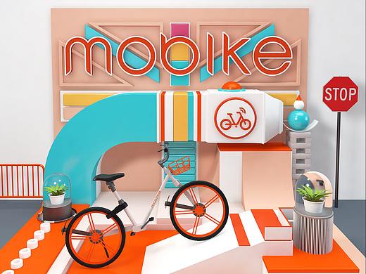 C4D作品——摩拜